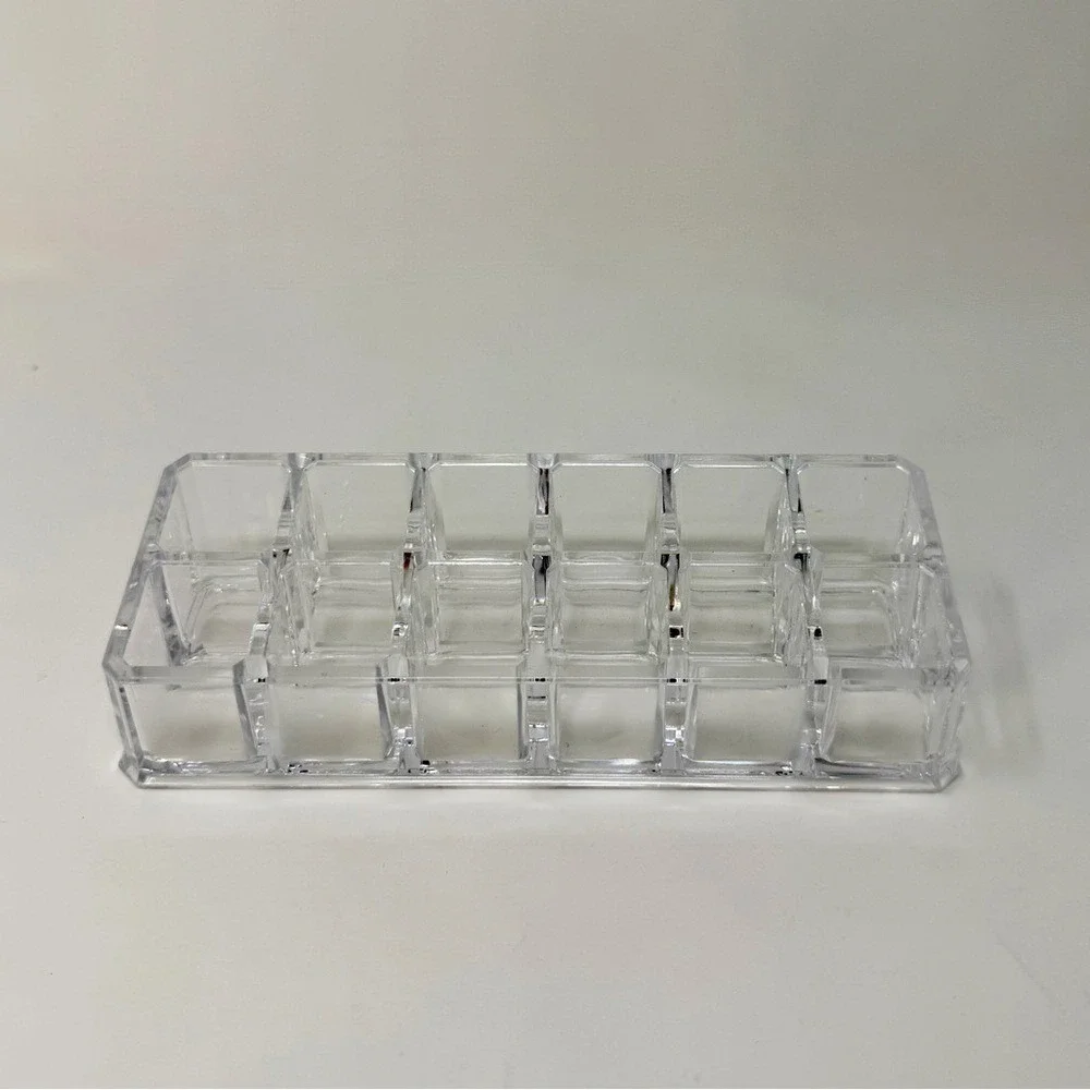 Clear Acrylic Makeup Organizer Lot Vanity Storage Cosmetic Holder Bundle
